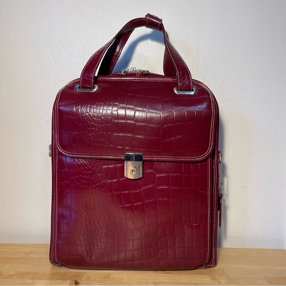 Siamod, Monterosso, November, Embossed Croco Leather Leather Ladies Vertical - Picture 1 of 13